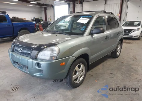 2006 Hyundai Tucson Gl z USA, uszkodzony, nr VIN KM8JM72B76U299922